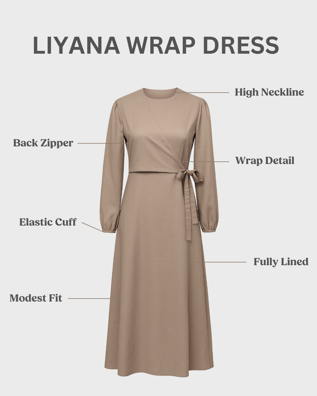 Liyana Wrap Dress